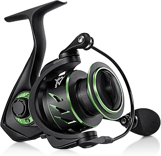 Piscifun Viper X Spinning Reels: 33lbs Max Drag, 10+1 BB, Lightweight Graphite Body for Saltwater & Freshwater - 500-5000 Series