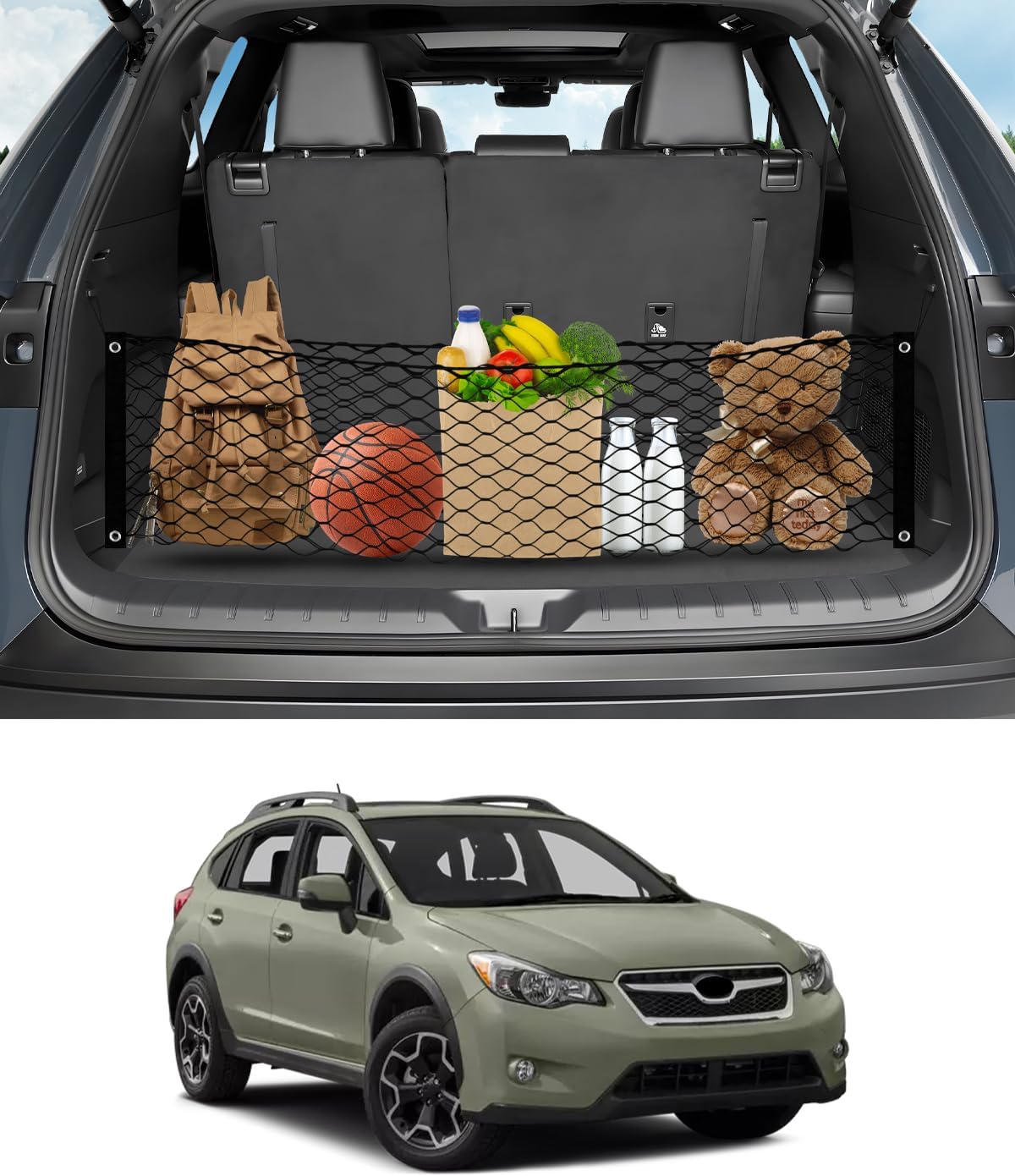 Karltys Trunk Cargo Net for Subaru Crosstrek 20132017 /Impreza 20122016