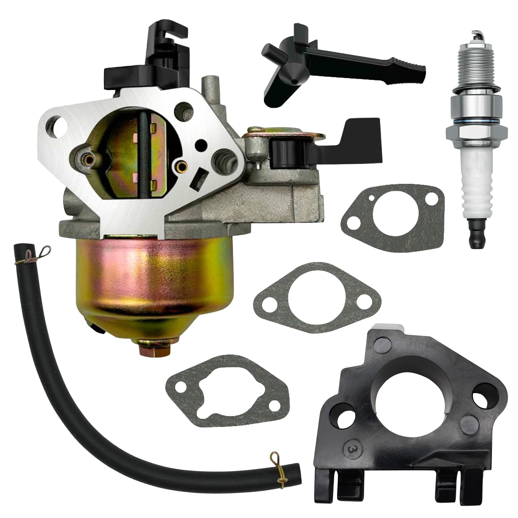 Strongthium GX390 GX340 Carburetor Kit for Hond GX270 GX240 13HP 11HP 16100-ZE3-V01 301cc 338cc 339c 389cc Duromax Ironton 420cc 440cc Go-Karts Water Pumps & Pressure Washers