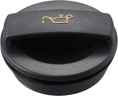 X AUTOHAUX Tapa del depósito de combustible del motor, tapa de tapón de llenado de gasóleo, reemplazo 06C103485P 03C103485A para Volkswagen Golf