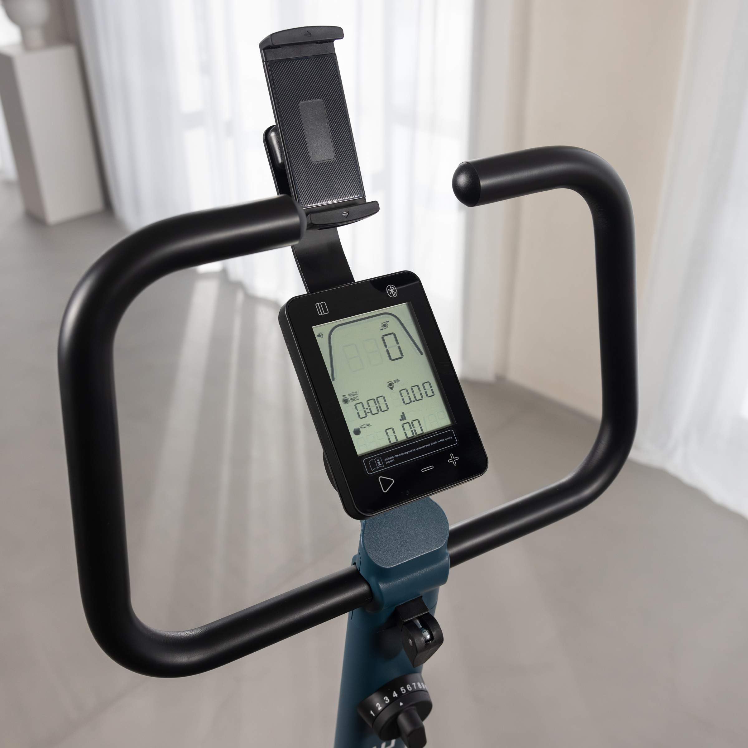 KETTLER SPORT HOI RIDE STONE | Ręczny magnetyczny system hamowania z 10 stopniami oporu, wygodne siodełko i kierownica regulowane indywidualnie