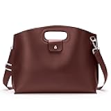 KALIDI Messenger Bag 16 Inch Slim Laptop Vegan Leather Briefcase Crossbody Tote for 15.6