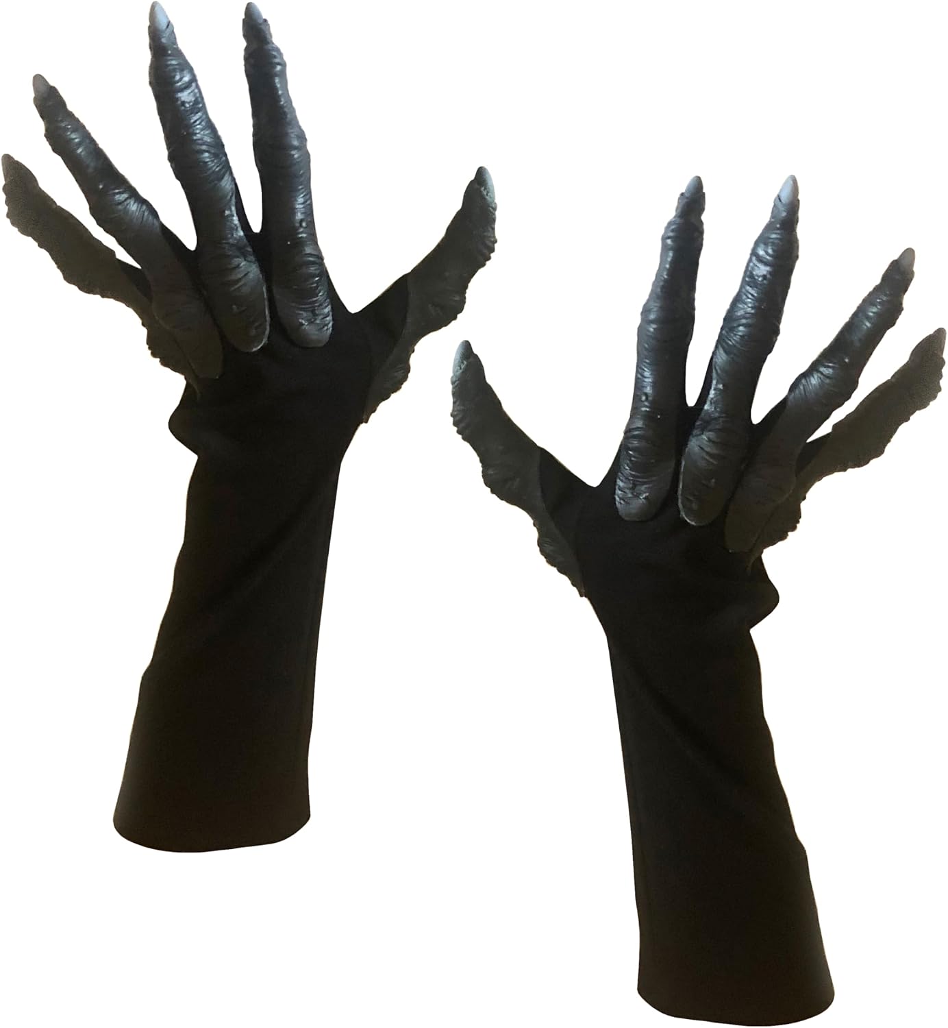 Zagone Studios Long Black Fingered Alien Monster Hands Gloves