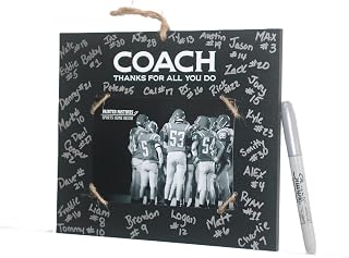 COACH Picture Frame Photo Display, Football Baseball Hockey Basketball Lacrosse Soccer Softball Track Wrestling Swimming Volleyball Field Hockey Tennis Golf