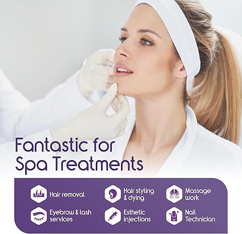 Miniatura 3 de Inspire Guantes médicos para examen, guantes de vinilo elástico sin polvo, guantes desechables sin látex, para cocinar, aptos para alimentos,