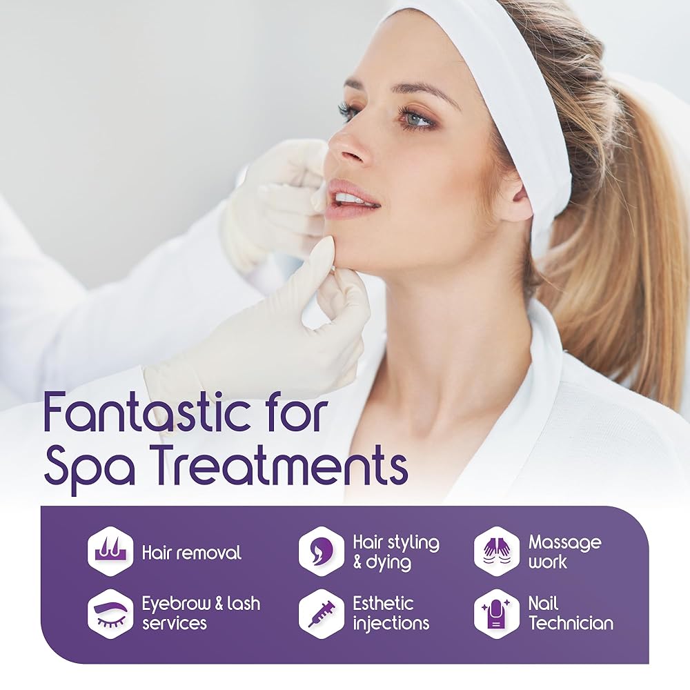 Inspire Stretch Vinyl Exam Gloves | THE ORIGINAL Quality Disposable Latex Free Medical Glove Cleaning Cooking Food Service Labs Healthcare and Household, Medium 1000 Count view 3