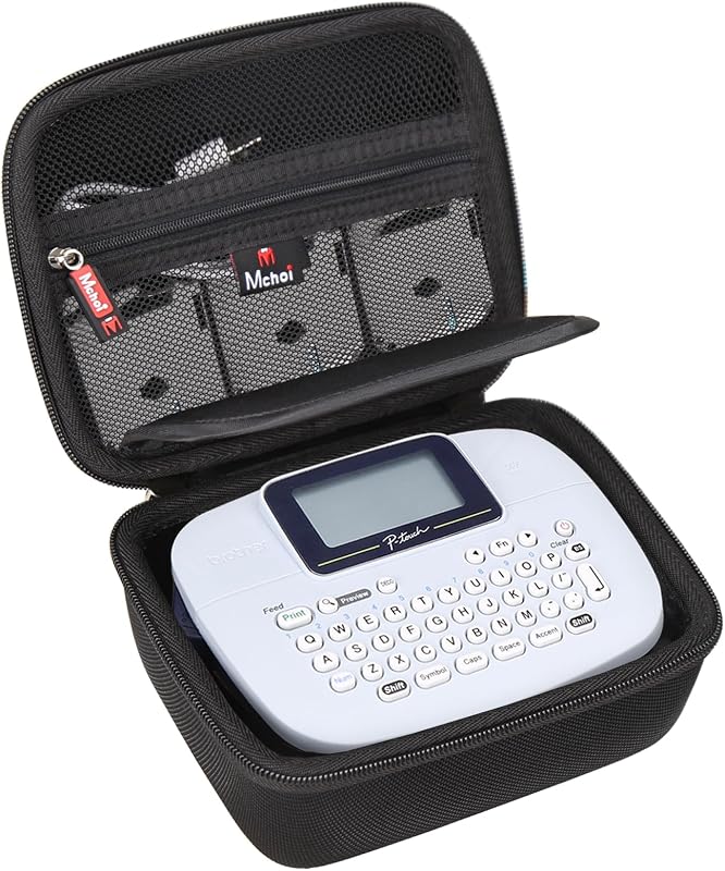 Mchoi Hard Case Suitable for Brother PT-M95 P-Touch Monochrome Label Maker and Label Tapes, Case Only