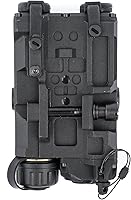 Vista 16 de Caja de plástico de nylon Airsoft táctico apuntando vista láser, 7 modos con láser rojo+luz blanca+láser IR, para AEG GBB CQB Picatinny Rail