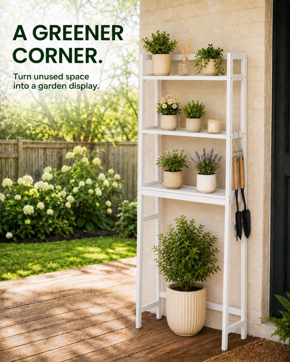 Over The Toilet Storage,Space Saving 3 Tier Bamboo Bathroom Storage Shelf