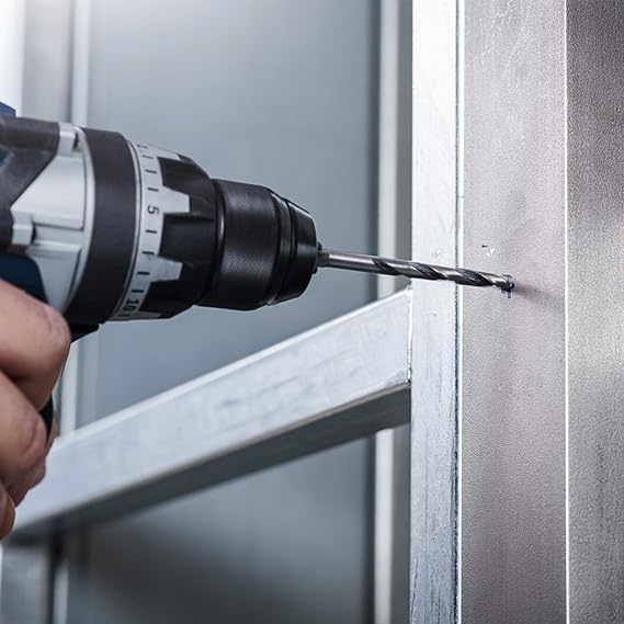 Bosch Professional Altıgen Şaftlı - PointTeQ - HSS Metal Matkap Ucu 5, 0 * 91 mm, Gri