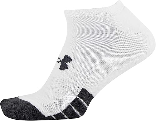 Vista 3 de Under Armour - Calcetines invisibles para adulto, Performance Tech, varios pares
