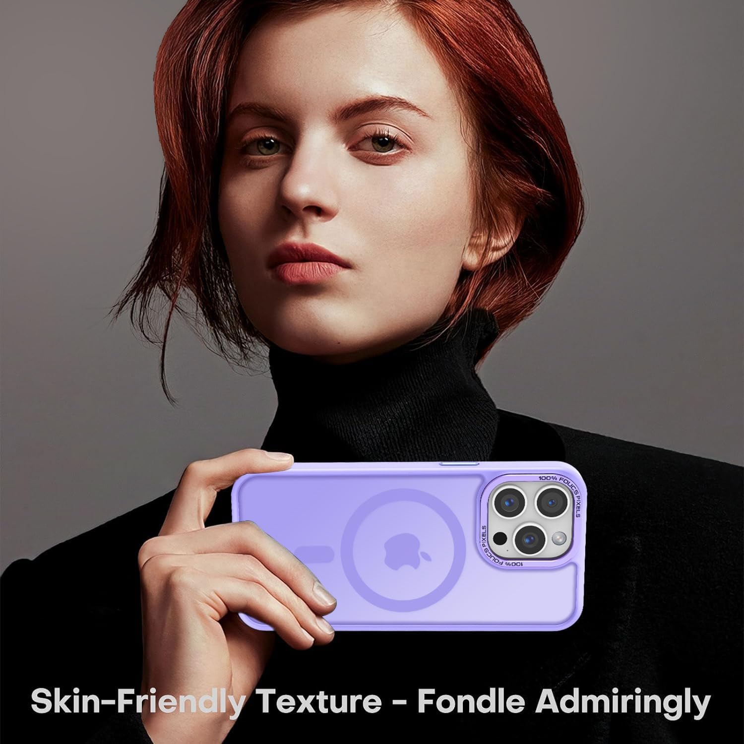 Newfuture iPhone 14 Pro Case with Magnetic, Lilac Purple