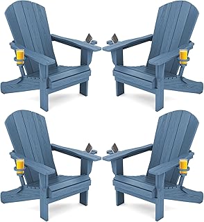 HDPE Folding Adirondack Chairs