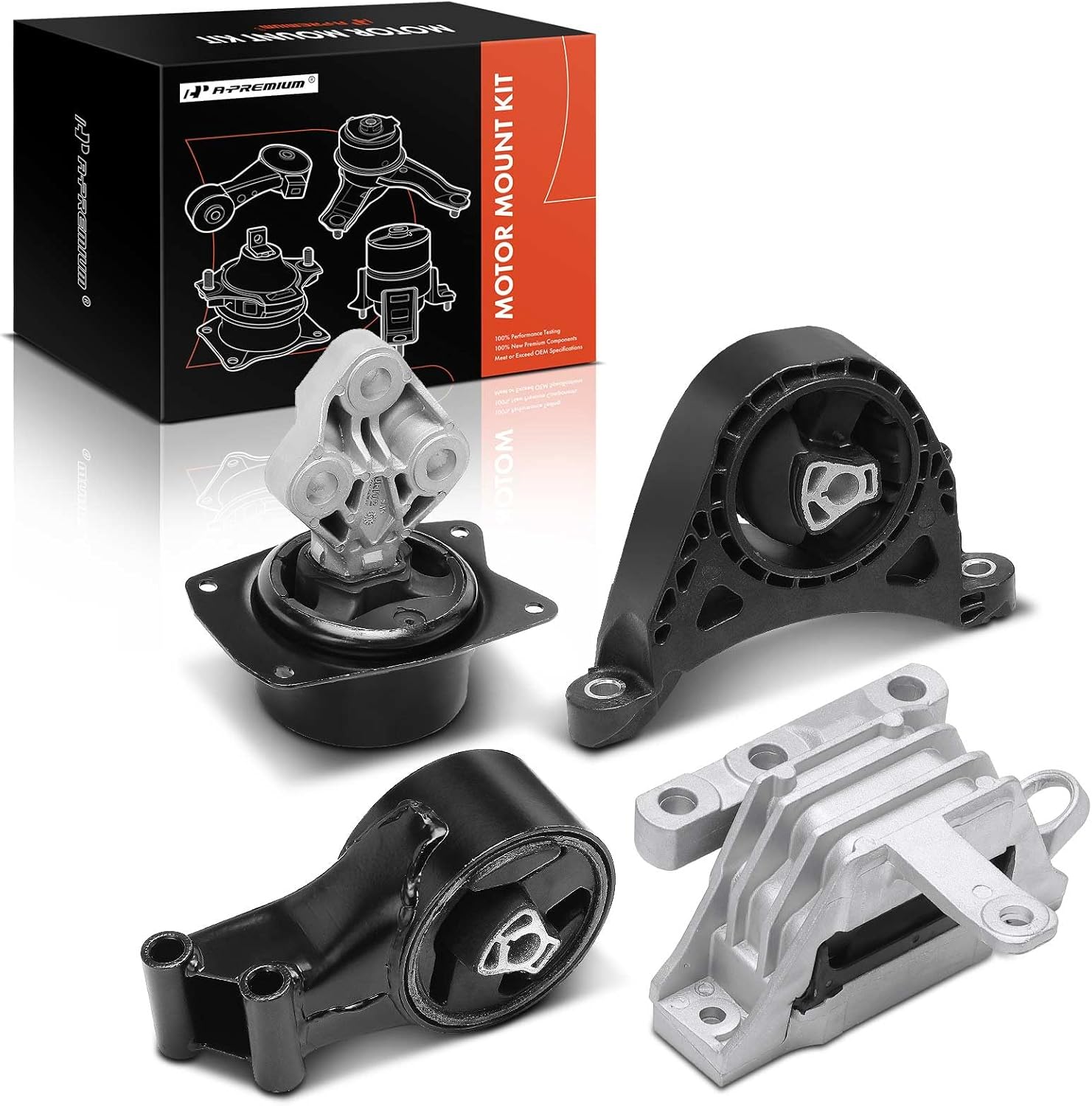 A-Premium Engine Motor and Transmission Mount Kit Compatible with Buick Regal 2011-2013 & Saab 9-5 2011, 2.0L, Automatic Transmission, 4-PC Set, Replace # 20847583