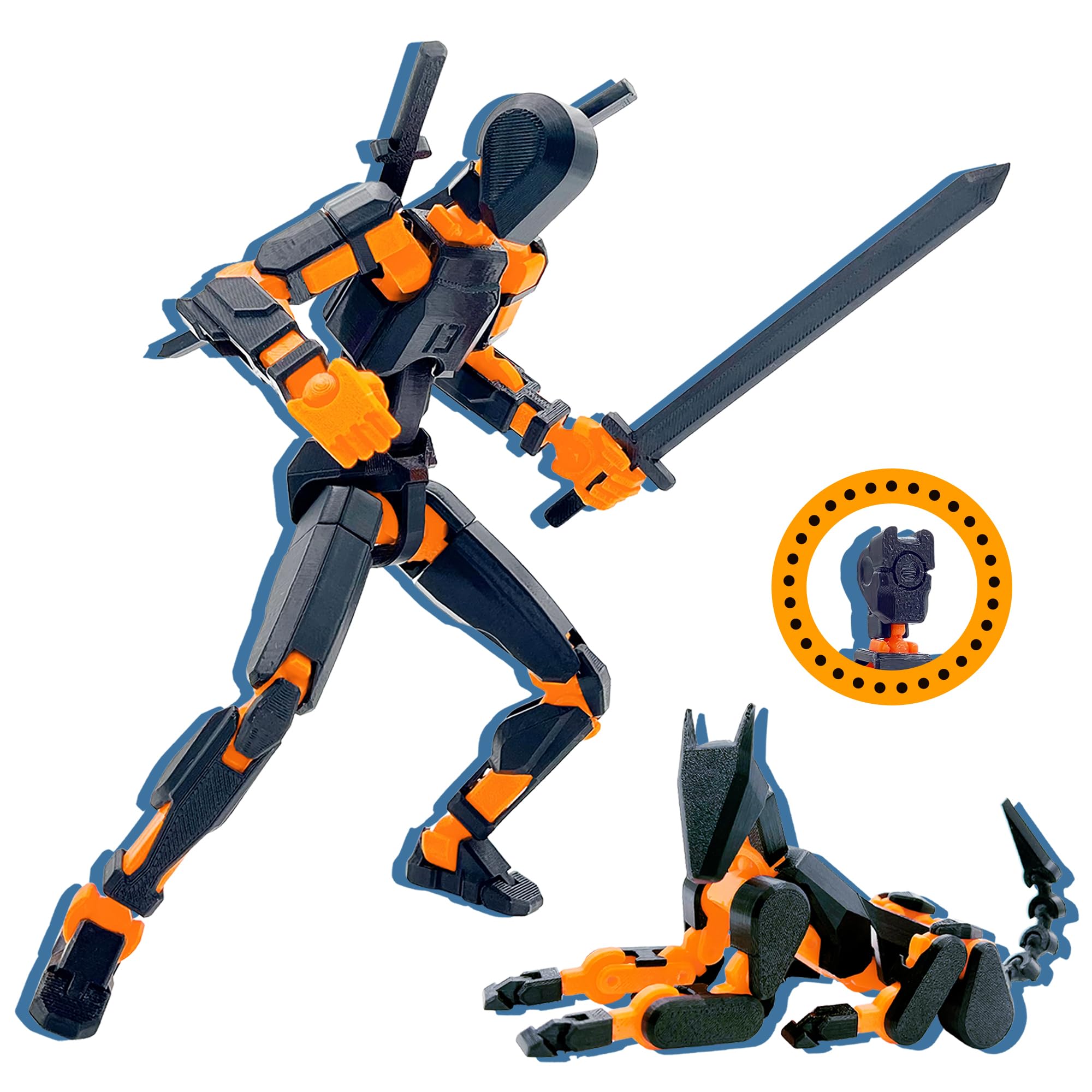 Amazon.co.jp: Uodofy (組み立て完了) T13 3Dアクションフィギュア