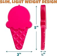 Vista 4 de Paquetes de hielo duros para niños (paquete de 3) paquetes de congeladores delgados y ligeros, reutilizables, enfriadores de larga duración