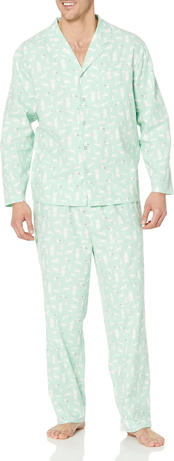 Amazon Essentials Men's Flannel Pajama Set - Image 5