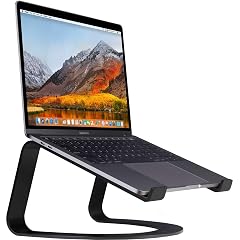 Twelve South Curve for MacBooks and Laptops Ergonomic desktop cooling stand for home or office matte black
