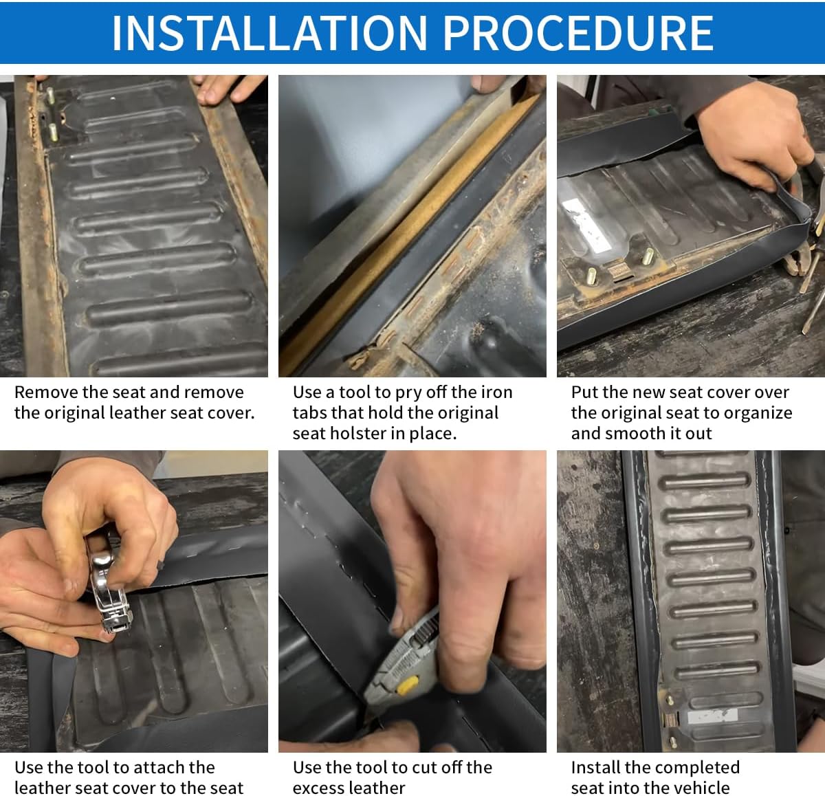 Front Bench Seat Cover Replacement for 1993-2008 Kawasaki Mule 2500 2510 3000 3010