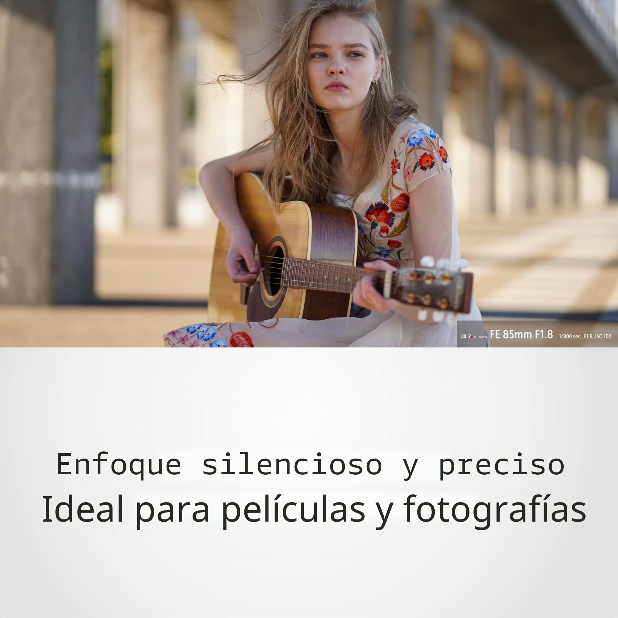 Sony SEL85F18 Objetivo de focal fija 85 mm F1.8 para Full Frame & APS-C, luminosa, Ideal para retratos, montura E (compatible con serie A7, ZV-E10, A6400, A6700), Negro
