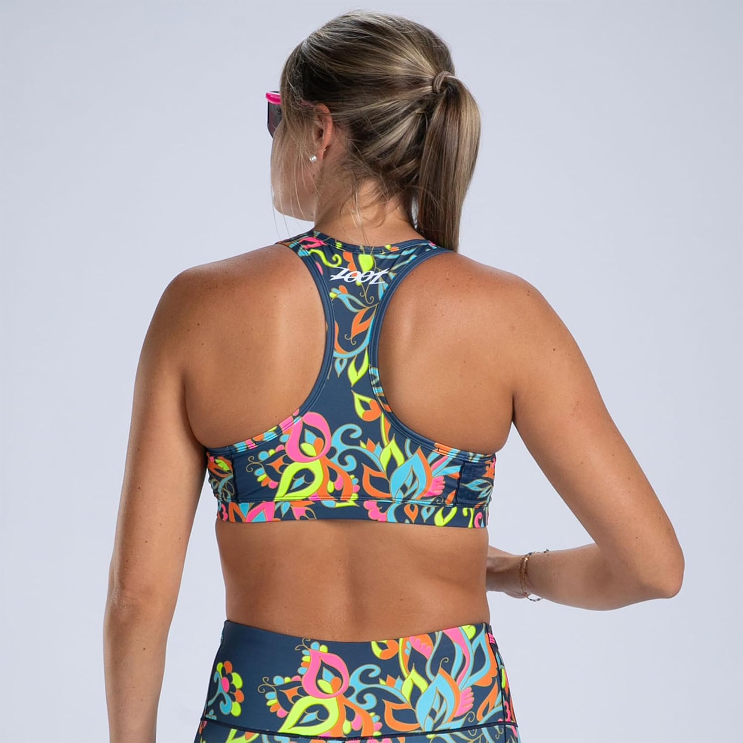 Zoot Women’s LTD Triathlon Sports Bra, Racerback High Performance Tri Sports Bra for Swim, Bike, Run & UPF 50+ Fabric