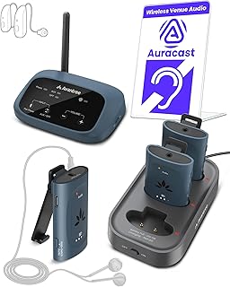 Avantree AuraPlex M3 - Auracast Assistive Listening System for Church, Works with Auracast Hearing Aids, 1 Transmitter & 3... Price In India