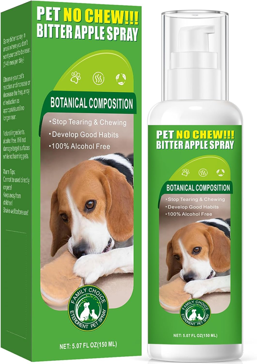 vyaji 5.07 Oz Bitter Apple Spray for Dogs to Stop Chewing