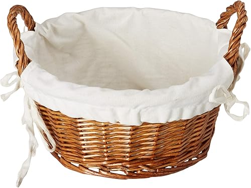 Miniatura 3 de Cheung's UW-9700L-RD Willow - Cesta redonda de 10 pulgadas de diámetro, color marrón