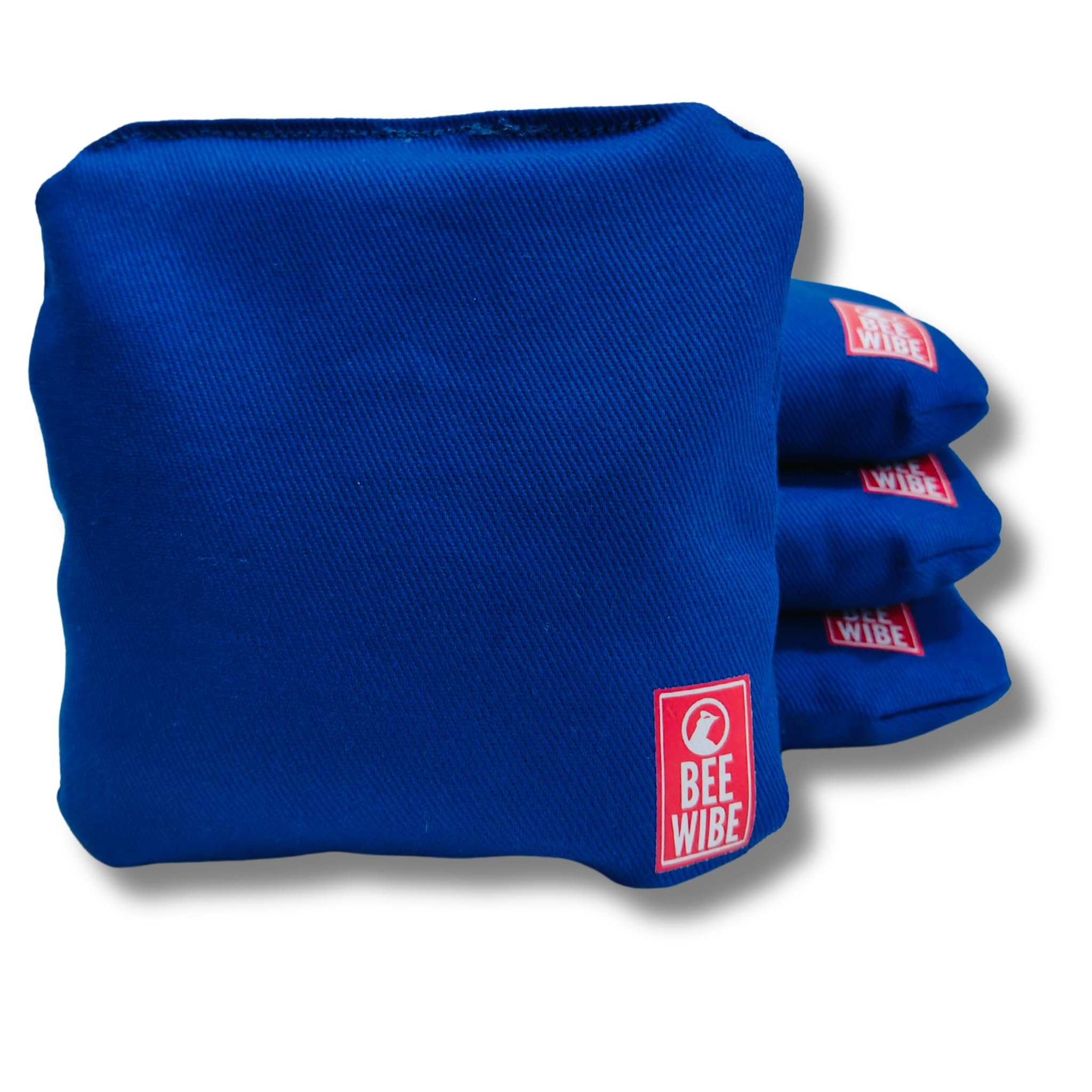 Set of 8 Regulation Cornhole Bags Double Sided, Weather Resistant Bean Bags for Cornhole Toss Game, Corn Hole Beans Bags with Tote Bag. (Blue/Black) 2