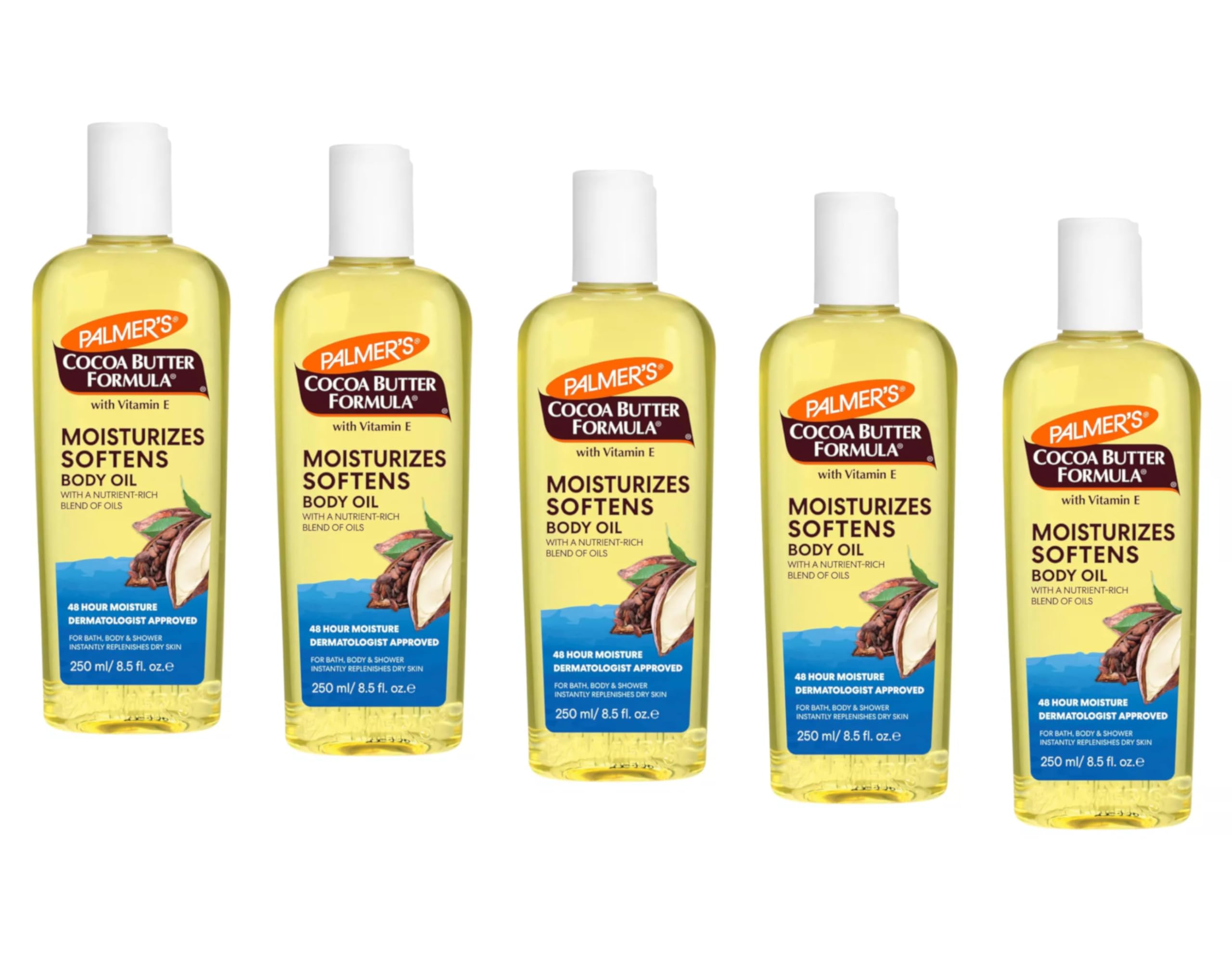 Palmer'sCocoa Butter Formula Moisturizing Body Oil (8.5 Fluid Ounce, Pack of 5)