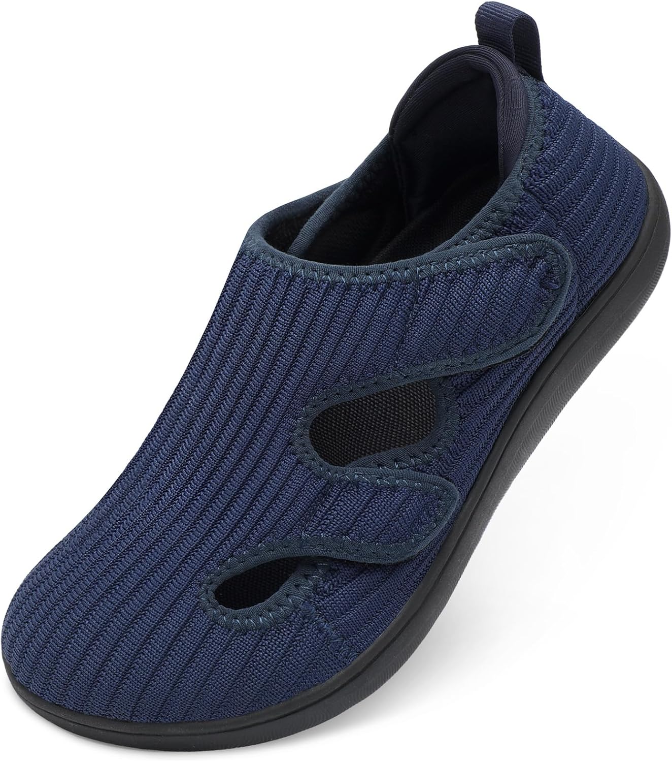 LeIsfIt Diabetic Shoes for Women Adjustable Extra Wide Barefoot Walking Shoes for Swollen Arthritis Edema Feet Wide Width Zero Drop Sole