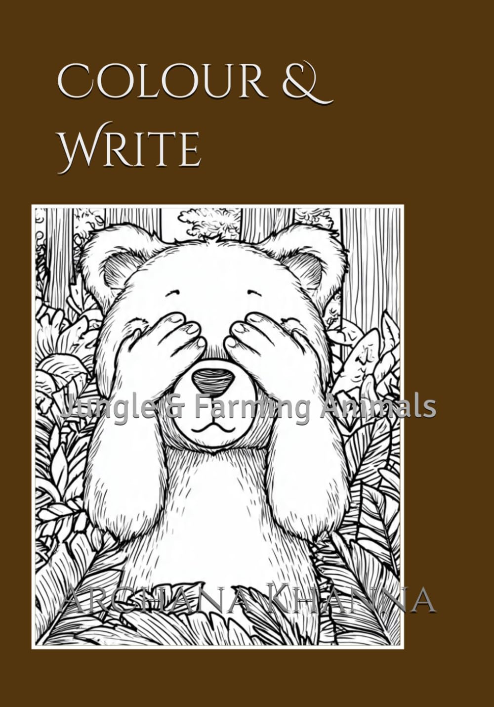 Colour & Write: Jungle & Farming Animals