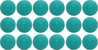 Velocity Bolas de lacrosse – 9 colores disponibles, elección de 1, 2, 3, 6, 12, 18, 60 y 120 (estuche) paquetes, 18 Balls, Verde azulado