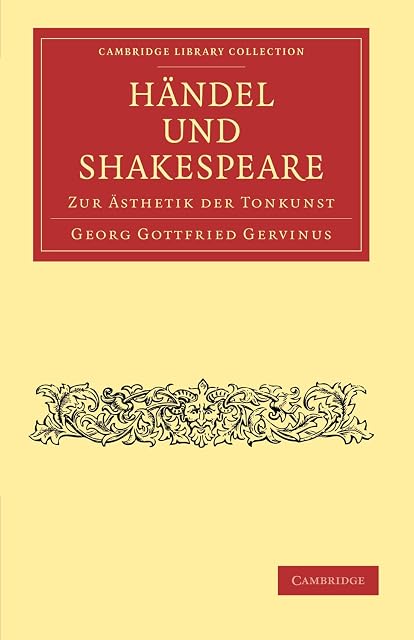 Portada de Handel Und Shakespeare