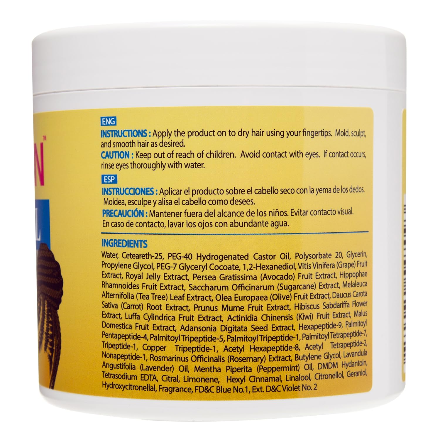 PINK LEMON Braiding Gel Peppermint - Maximum Hold, No Flaking, Long Lasting Hold, High Shine. For Micro, Inter, Dread, Faux, Loc, Twist, Braid, Edge. (15 oz)