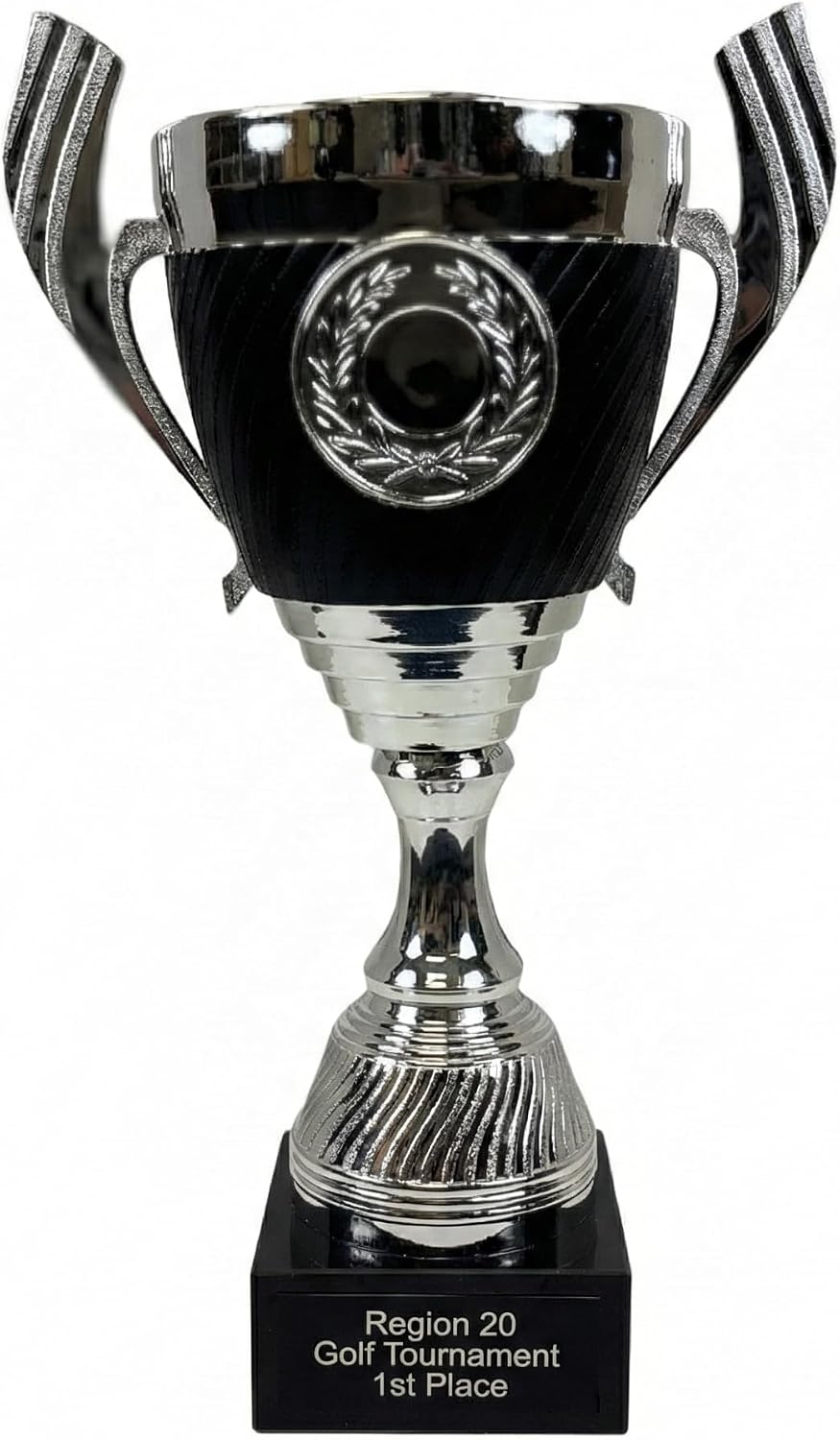 Premium Trophy Cup Award with Heavy Marble Base- 3 Sizes Fully Assembled Championship Prize for Sports, Corporate Recognition, Tournaments & Competitions