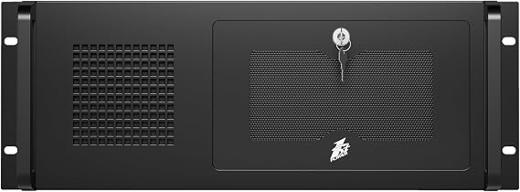1st Player 4U Rackmount Server Case - 7 x 3.5'' HDDs, 2 x 2.5'' SSDs, 1 x 120mm Fan Included - Black