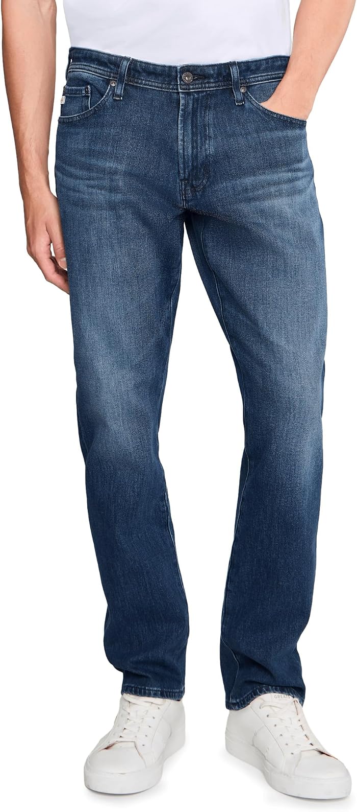 Мужские джинсы AG Graduate Tailored Leg Jeans In Negroni, цвет: Красный — фото 1