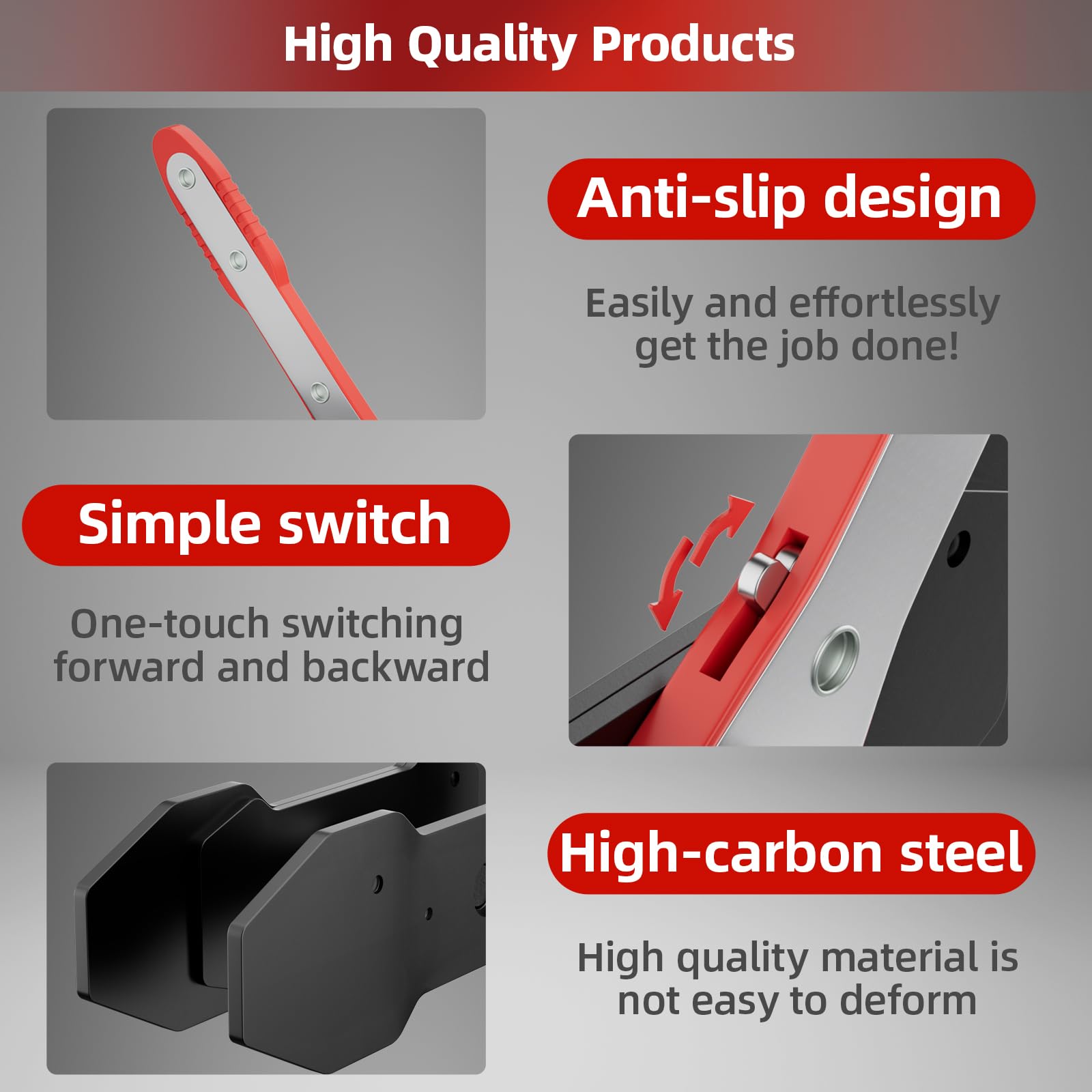 Brake Caliper Compression Tool Caliper Piston Compressor Tool With Additional 2 pcs Large Steel Plate and 2 Hooks — view 3