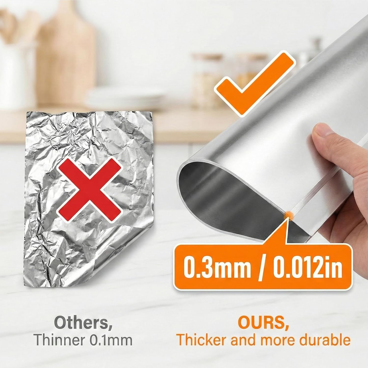 2 Pack Stove Top Protector for Samsung and LG Gas Stove Range, Reusable Gas Stove Burner Liners, for Model LDG4315 LRG4115 LRG4113 LDG4313 LRGL5821 LRGL5825 LRGL5925 LSGL6335DF, 0.3MM Silver