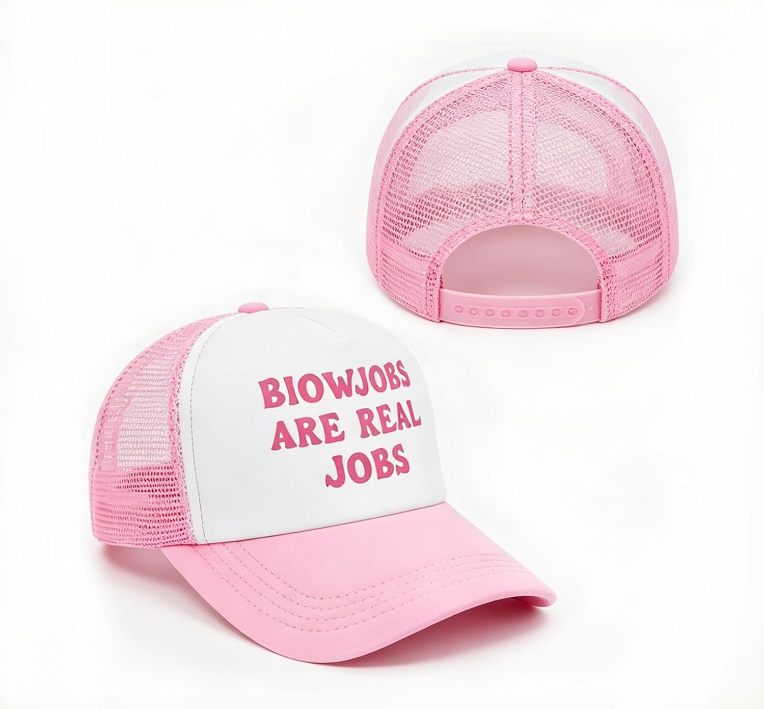 Hurtin' for A Squirting' Funny Trucker Hats for Adult Humor Inappropriate Trucker Hats Hot Pink Funny Gag Costume