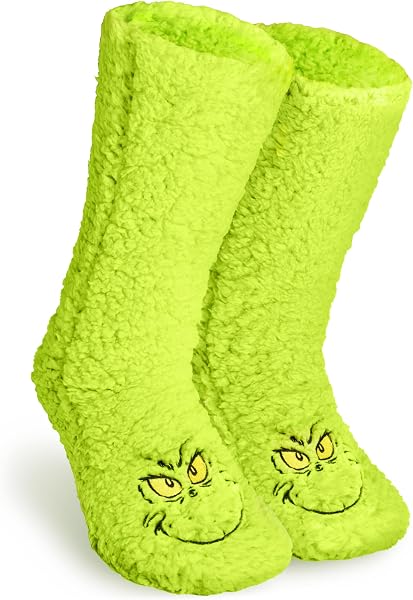 The Grinch Calcetines Pantuflas Invierno