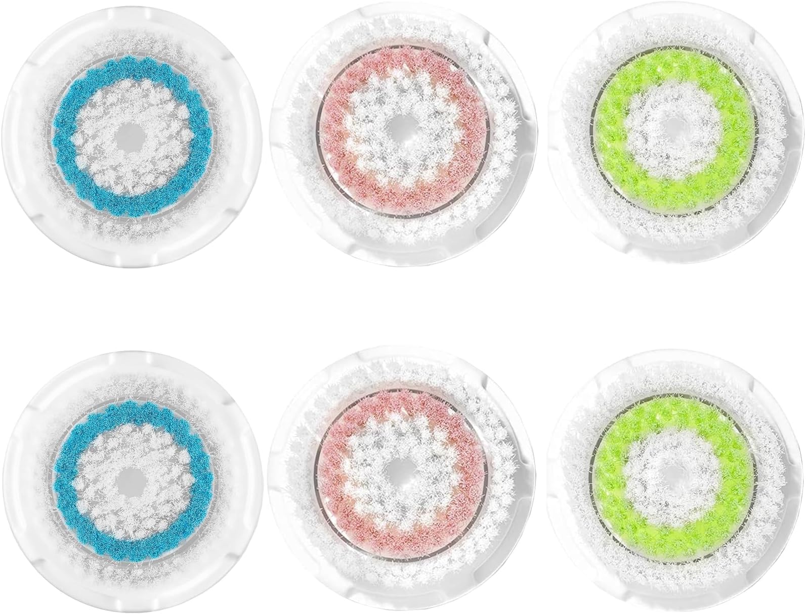 Facial Cleansing Brush Head Replacements Compatible with Clarisonic Mia 1, Mia 2, Mia Fit, Alpha Fit, Smart Profile Uplift, Deep Pore Face Brush Head Replacement Cleaning Tool(Mutil Color)