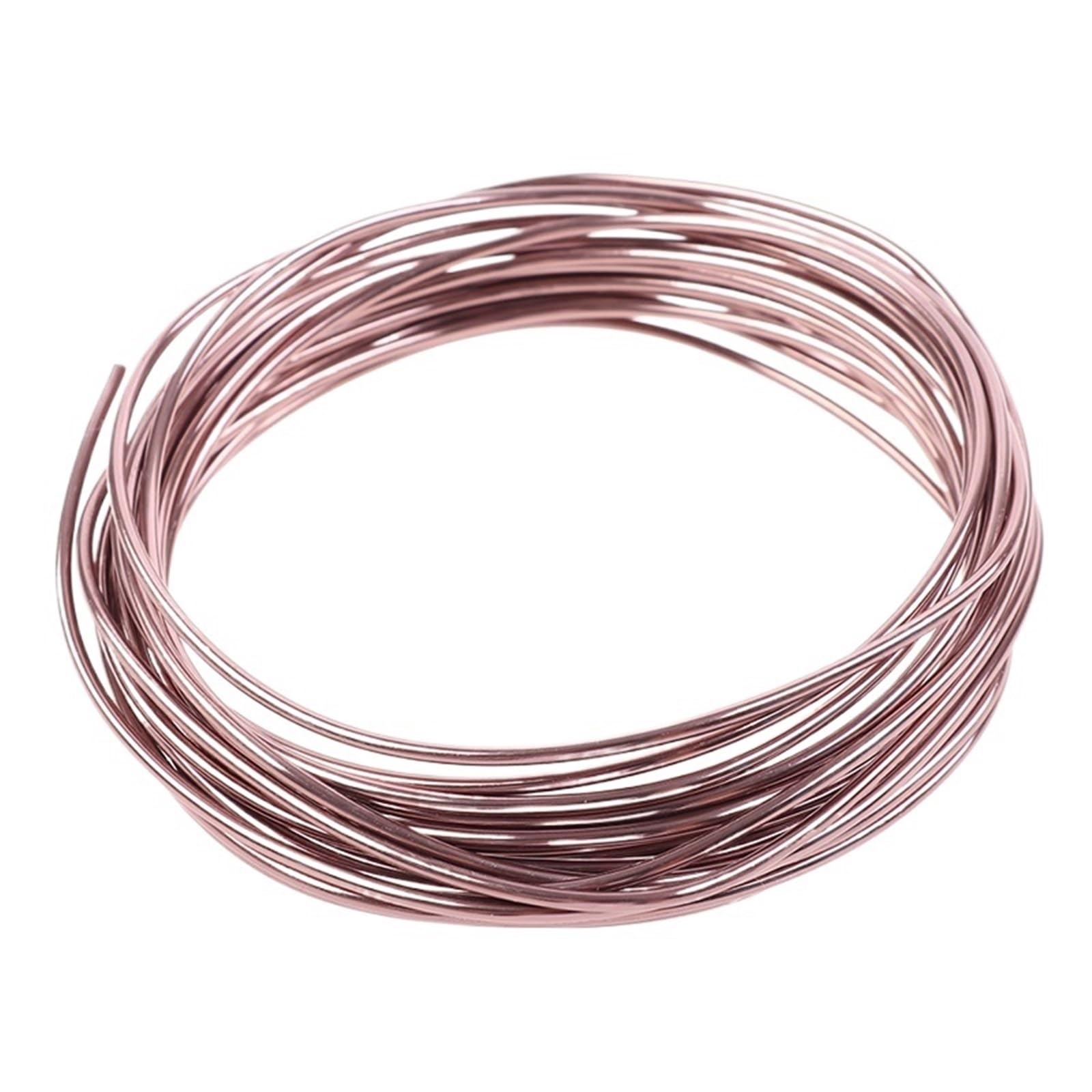 Aluminum Wire Craft, Anodized Aluminum Craft Wire Bonsai Training Kit 1.0-2.5mm Multicolor 5m(2.0mm)