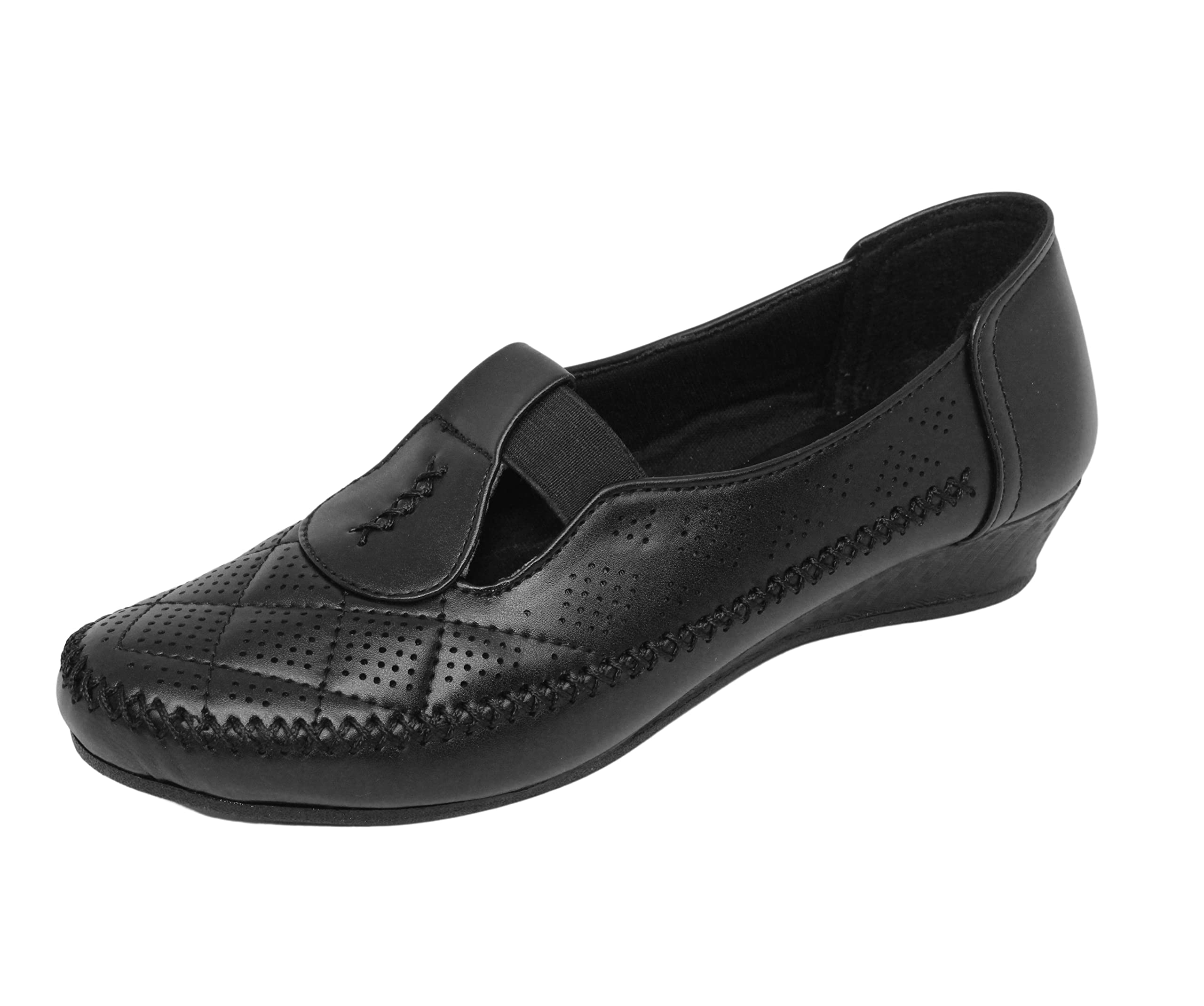 W-Liberty Womens Comfortable & Fashionable Artificial Leather Black Heel Ballerinas, 5 UK (B09PF9NT1M) Amazon Price History, Amazon Price Tracker