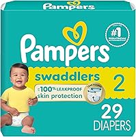 Vista 169 de Pampers Swaddlers - Pañales desechables ultra suaves para bebé talla 1, 164