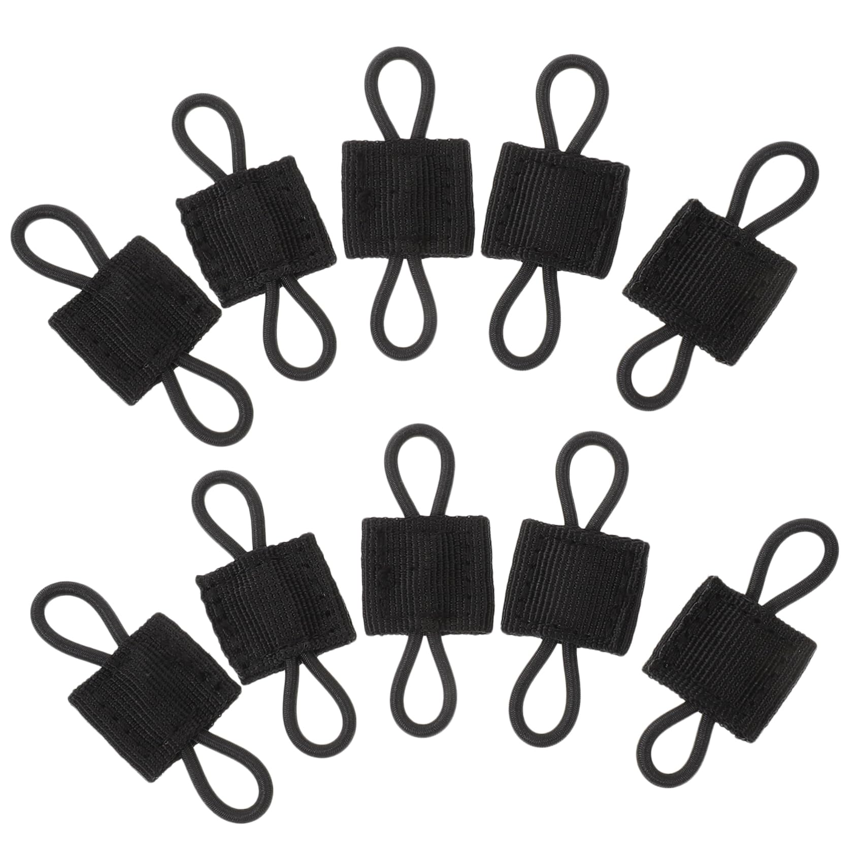 Toyvian Fibbia per Fissaggio delle Cuffie. Clip Fissaggio Esterno Dispositivo di Fissaggio del Fissaggio in Nylon Chiusure A Cinghia Nero