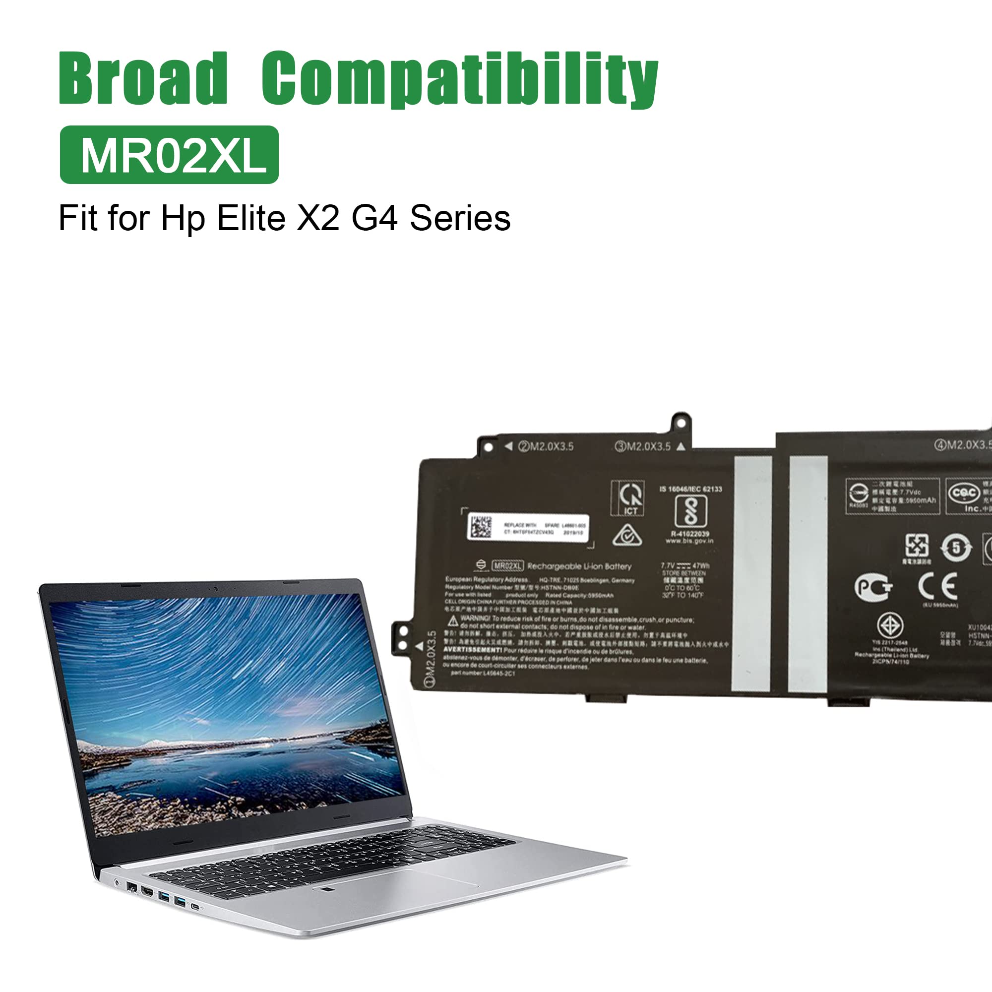 Amazon.com: JIAZIJIA MR02XL L46601-005 47Wh Laptop Battery Amazon.com: JIAZIJIA MR02XL L46601-005 47Wh Laptop Battery
