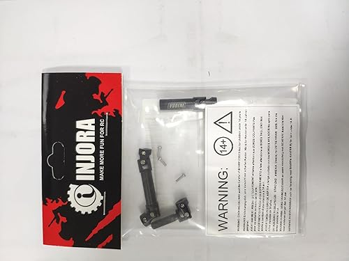 Miniatura 8 de INJORA Eje de transmisión con agujeros en forma de D - Ejes de transmisión de acero endurecido para actualizaciones 1/24 RC Crawler FMS FCX24