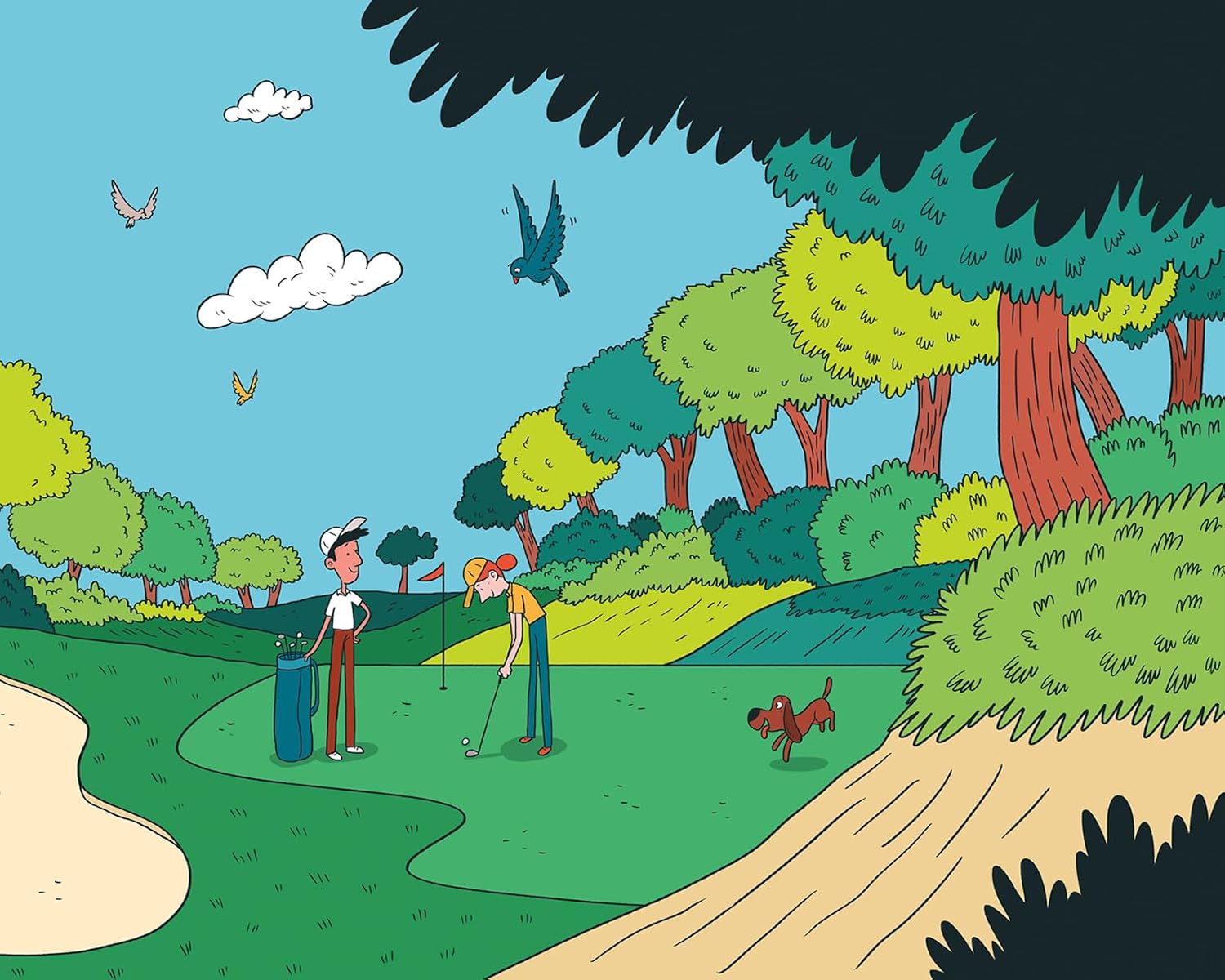 The Golfers' Zoo